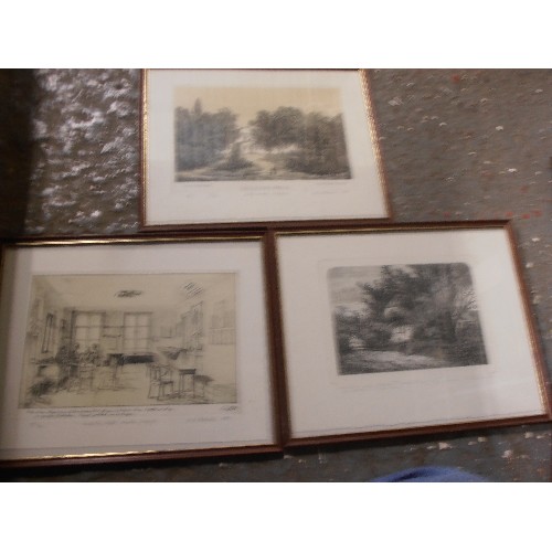 208 - 2 CUBES OF VINTAGE PICTURES, INCLUDES 2 LIMITED EDITION DRAWINGS.