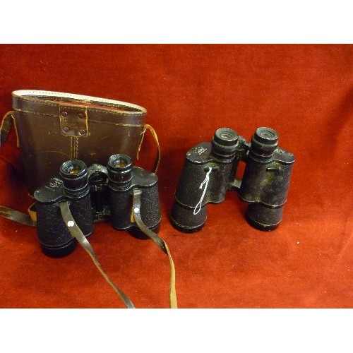 270 - TWO PAIRS OF BINOCULARS, ONE BY LUPINUS 10 X 50, THE OTHER PAIR MADE IN USSR WITH LEATHER CASE