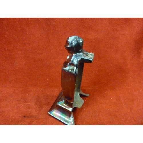 312 - CAST METAL KNIGHT IN ARMOUR FIRESIDE FIGURE - 20CM