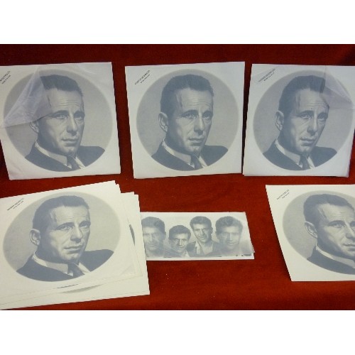 323 - COLLECTION OF DRAWING STENCILS OF DIRK BOGARDE & MEL GIBSON BY RAINBOW DECORS LTD