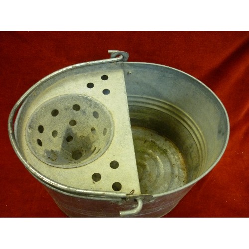 329 - GALVANISED MOP BUCKET