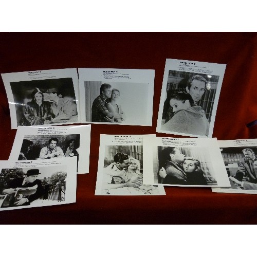 341 - APPROX 100 PRESS PHOTOGRAPHS - CHANNEL 4 PICTURE PUBLICITY - RAIN MAN, MY FAIR LADY ETC ETC