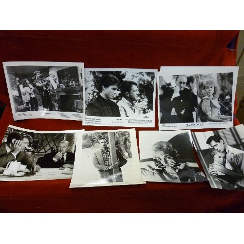 349 - APPROX 100 X ORIGINAL PRESS PHOTOS - FILM & TV - INC PATRIOT GAMES, PSYCHO, PRINCE PURPLE RAIN, STAL... 