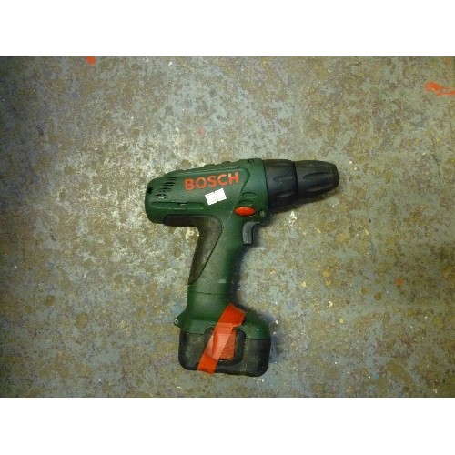 432 - BOSCH BATTERY DRILL AND A TORCH IN CASE