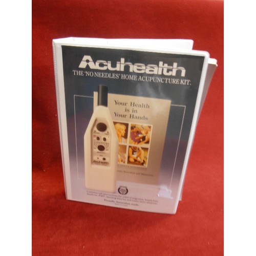 79 - ACUHEALTH ACUPUNCTURE KIT. THE 'NO NEEDLES' HOME KIT.