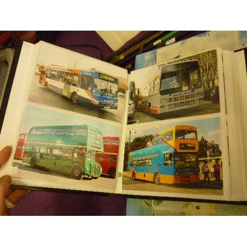 131 - LARGE QUANTITY OF BUS/COACH PHOTOGRAPHS, CONTAINED WITHIN 6 ALBUMS.