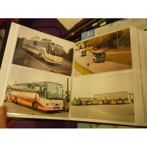 131 - LARGE QUANTITY OF BUS/COACH PHOTOGRAPHS, CONTAINED WITHIN 6 ALBUMS.