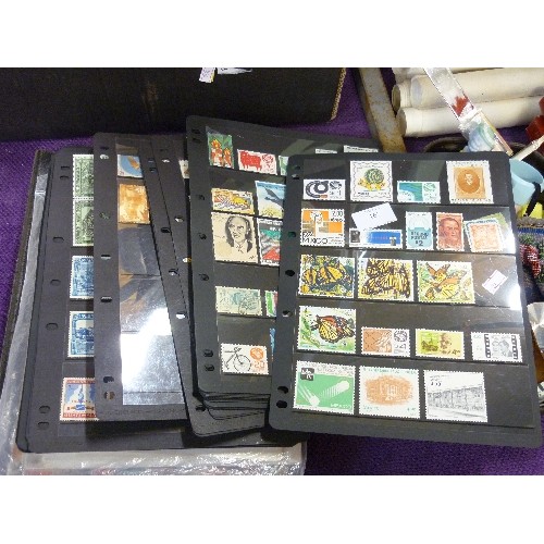 167 - STAMP COLLECTION X 5 ALBUMS.