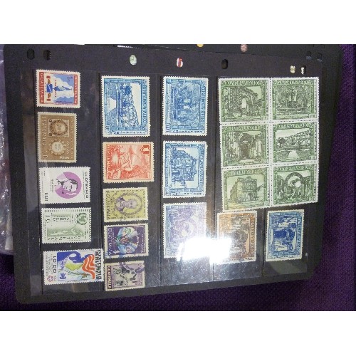 167 - STAMP COLLECTION X 5 ALBUMS.