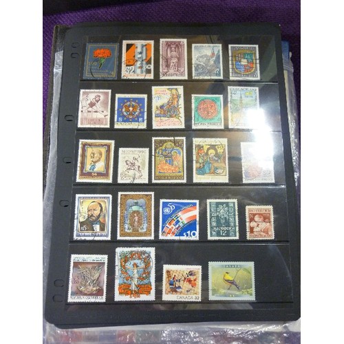 167 - STAMP COLLECTION X 5 ALBUMS.