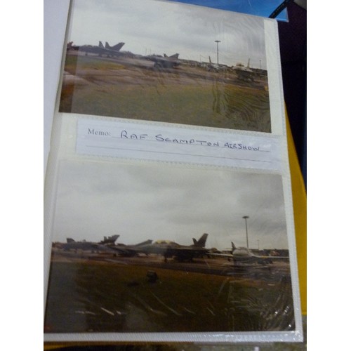 109 - LARGE QUANTITY OF AEROPLANE PHOTOGRAPHS, CONTAINED WITHIN 5 ALBUMS.