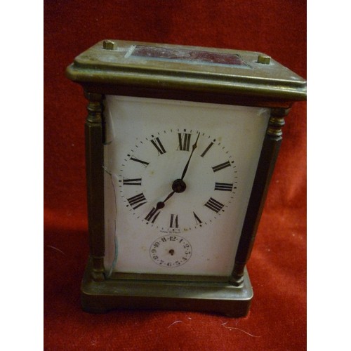 135 - QUANTITY OF VINTAGE CLOCKS AND ALARM CLOCKS.