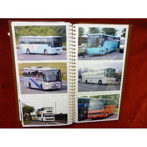 149 - LOVELY COLLECTION OF BUS/COACH PHOTOGRAPHS, DISPLAYED WITHIN 5 GOOD QUALITY ALBUMS.
