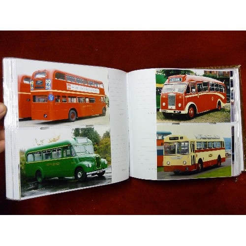 154 - QUANTITY OF BUS AND TRAM PHOTOGRAPHS. CONTAINED WITHIN 6 ALBUMS.