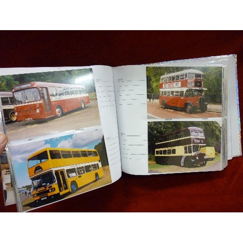 155 - QUANTITY OF BUS/COACH PHOTOGRAPHS, CONTAINED WITHIN 4 ALBUMS.