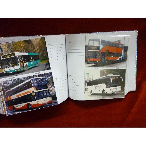 155 - QUANTITY OF BUS/COACH PHOTOGRAPHS, CONTAINED WITHIN 4 ALBUMS.