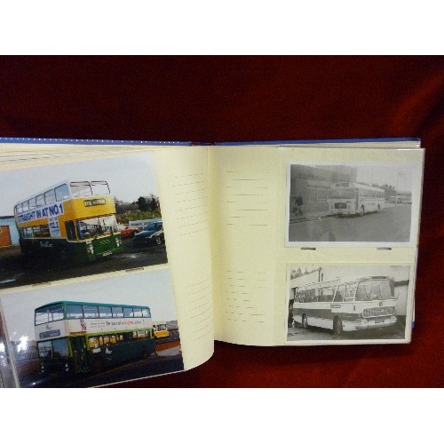 158 - LARGE QUANTITY OF BUS/COACH PHOTOGRAPHS, CONTAINED WITHIN 5 ALBUMS.