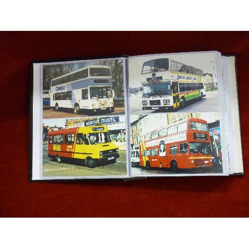 158 - LARGE QUANTITY OF BUS/COACH PHOTOGRAPHS, CONTAINED WITHIN 5 ALBUMS.