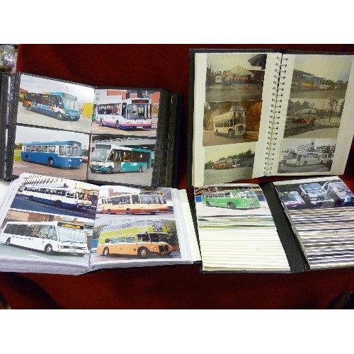 159 - QUANTITY OF BUS/COACH PHOTOGRAPHS, CONTAINED WITHIN 4 ALBUMS.