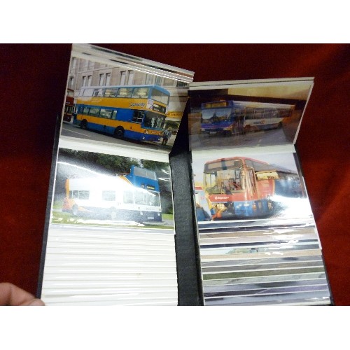 159 - QUANTITY OF BUS/COACH PHOTOGRAPHS, CONTAINED WITHIN 4 ALBUMS.