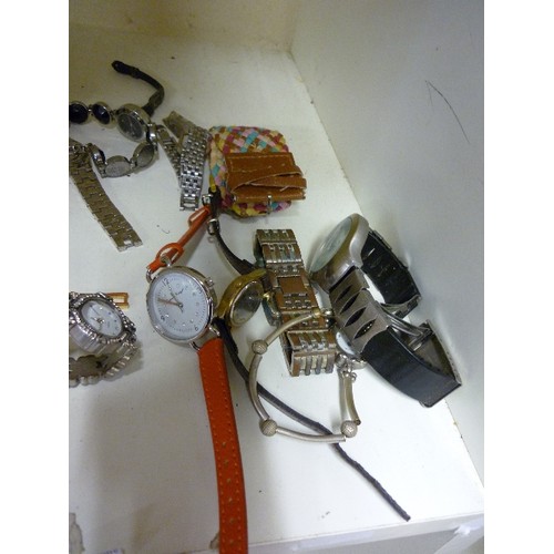 162 - QUANTITY OF WATCHES. MENS & WOMENS. VARIOUS STYLES.