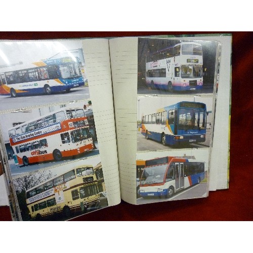 164 - BUS/COACH PHOTOGRAPHS, CONTAINED WITHIN 4 ALBUMS.