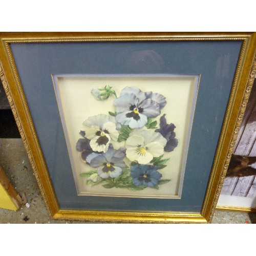 165 - LARGE QUANTITY OF PAINTINGS, PRINTS AND FRAMES, INC A LARGE FRAMED PRINT 