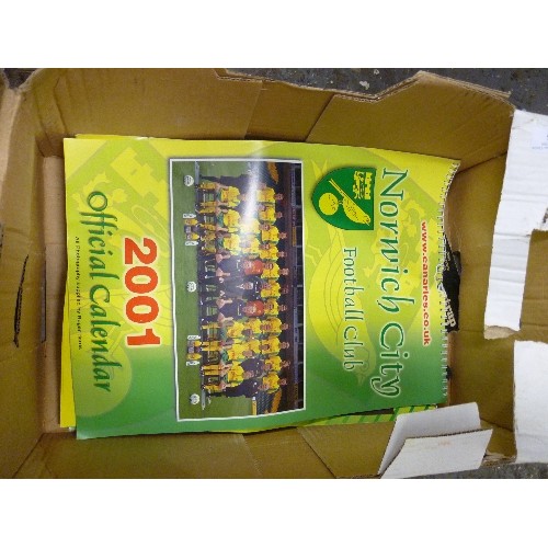 265 - NORWICH CITY FC CALENDARS. FROM 2015/16 ETC