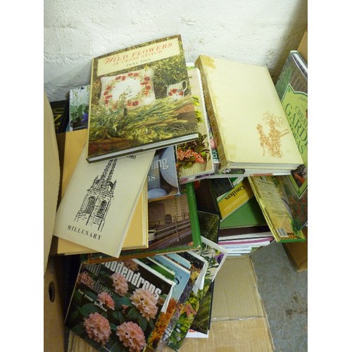 311 - LARGE QUANTITY OF GOOD QUALITY HARDBACK BOOKS. MAINLY GARDEN/SHRUB RELATED. BUT OTHER SUBJECTS INCLU... 