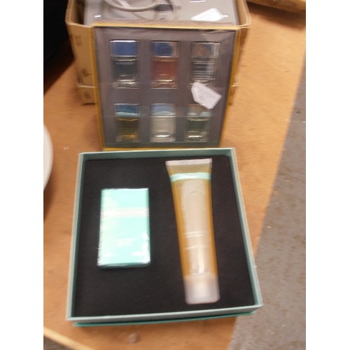 371 - NICOLE FARHI 'FEMME' GIFT SET. ALSO M&S FRAGRANCE GIFT SET. BOTH UNUSED/PACKAGED.