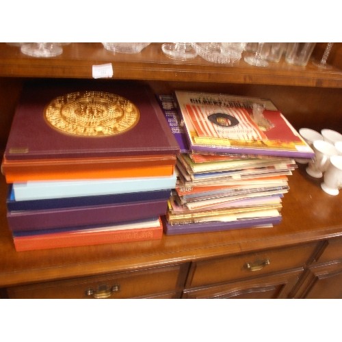 429 - LARGE STACK OF LP BOX-SETS AND OTHER LP'S. INC GLEN MILLER, GILBERT & SULLIVAN, ELGAR. & MUCH ORE. M... 