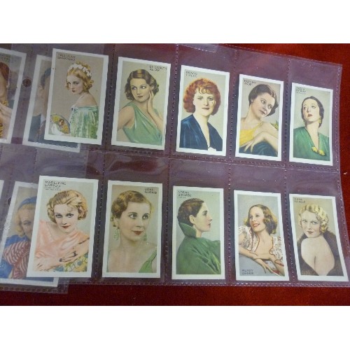 71 - SET OF PARK DRIVE CIGARETTE CARDS 'CHAMPIONS OF SCREEN & STAGE' INC CLARK GABLE, MARLENE DIETRICH ET... 