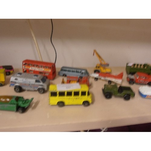 60 - SELECTION OF VARIOUS VINTAGE CARS, SOME CORGI