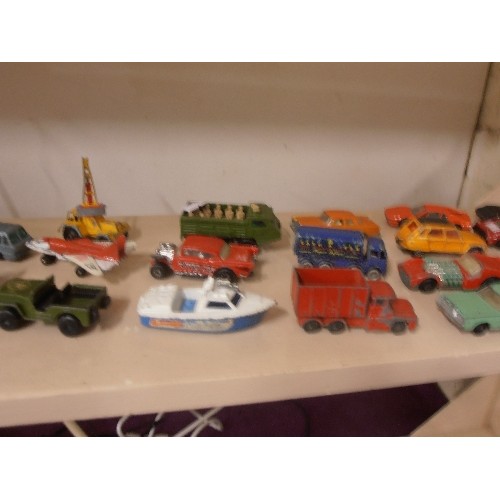 60 - SELECTION OF VARIOUS VINTAGE CARS, SOME CORGI