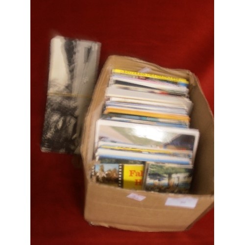 86 - BOX OF MOSTLY FOREIGN POSTCARDS, 2nd  HALF OF THE 20th CENTURY