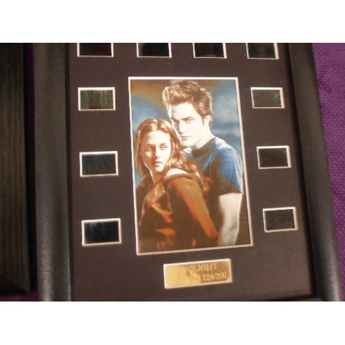 115 - 4 COLLECTORS FRAMED 'TWILIGHT' FILM CELLS, LIMITED EDITION