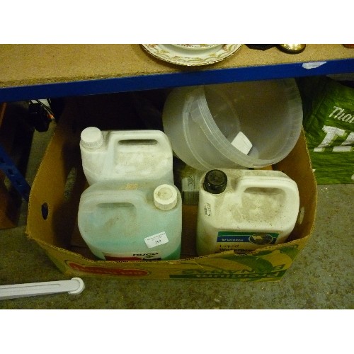 364 - LARGE ALMOST FULL CONTAINERS OF WASH & WAX SHAMPOO, LIQUID WATERPROOFER, AND CEMENTONE MORTAR PLASTI... 