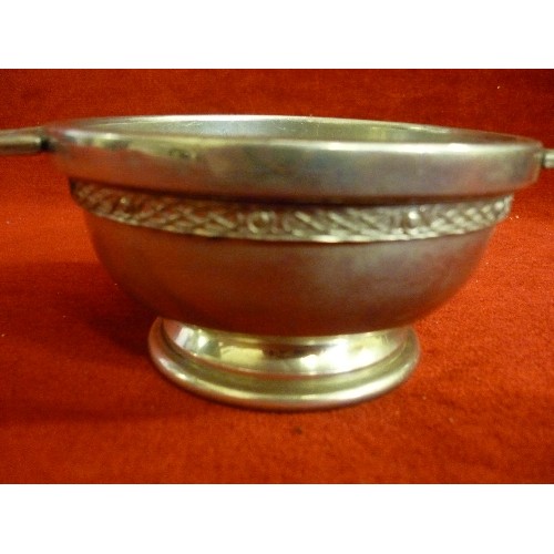 5 - SCOTTISH PEWTER QUAICH BOWL