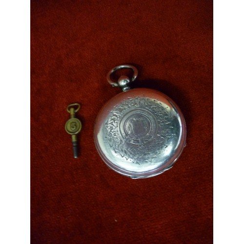 75 - ENGLISH SILVER CASED 