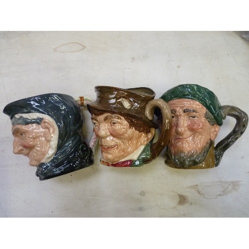 205 - 3 DOULTON CHARACTER TOBY JUGS INC 