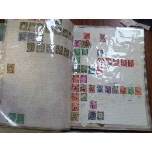 243B - 6 X GOOD COLLECTOR'S STAMP ALBUMS - MOSTLY EARLY TO LATER 20TH CENTURY. BRITISH, OVERSEAS TERRITORIE... 