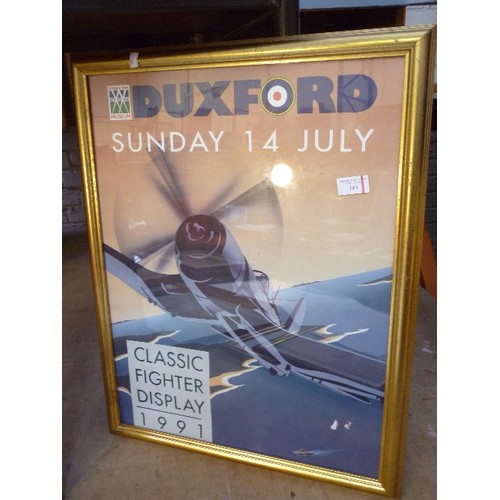 184 - TWO FRAMED DUXFORD AIR DISPLAY POSTERS, 1991 & 2001