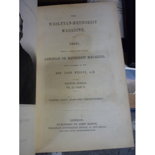 229 - ANTIQUARIAN BOOKS - METHODISM AND WESLEYANISM - INCLUDES 7 VOLUMES OF 