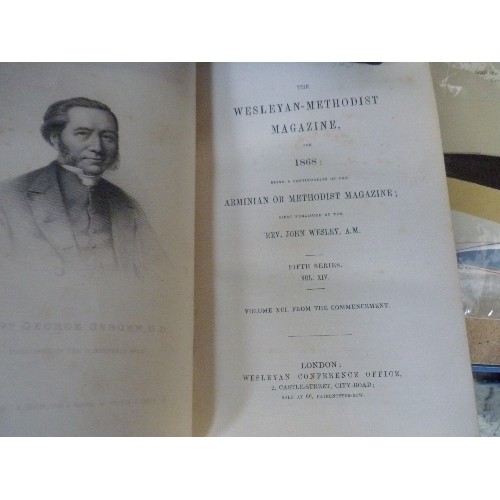 229 - ANTIQUARIAN BOOKS - METHODISM AND WESLEYANISM - INCLUDES 7 VOLUMES OF 