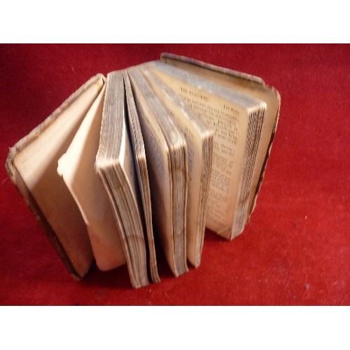 229A - RARE MID 19TH CENTURY LEATHER BOUND FRENCH PRAYER BOOK - ANGLICAN CHURCH -  