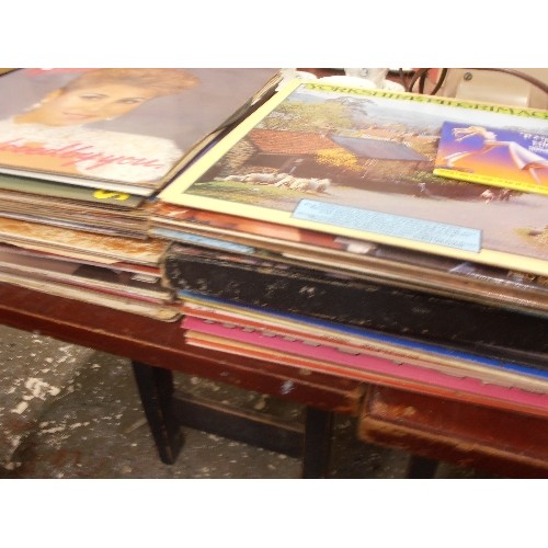 209 - LARGE STACK OF VINTAGE LP RECORDS. INC MAGGIE MOONE, RUSS CONWAY, MAX BYGRAVES, BING CROSBY ETC ETC.