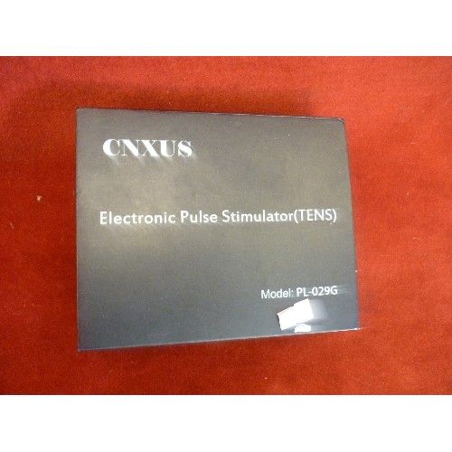 75 - TENS ELECTRONIC PULSE STIMULATOR. IN BOX. MODEL PL-029G.