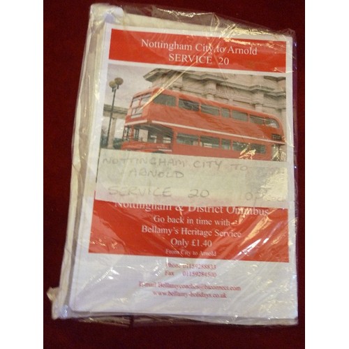 97 - QUANTITY OF VINTRAGE BUS TIMETABLES. INC SLOUGH & WINDSOR 1982, MARLBOROUGH & HUNGERFORD 1993.