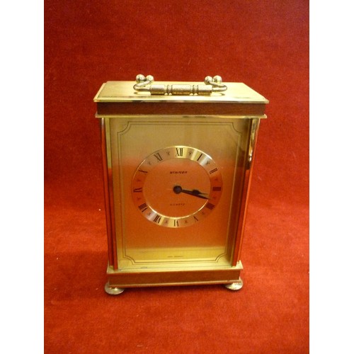 116 - STAIGER WEST-GERMAN MADE CARRIAGE CLOCK