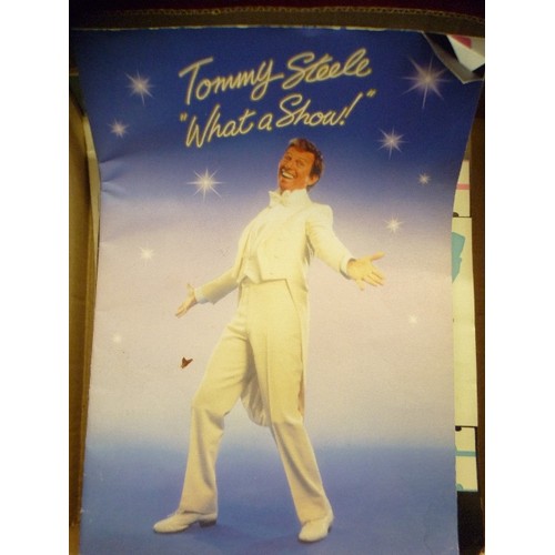 123 - SOUVENIR SHOW PROGRAMMES, INC BLACK & WHITE MINSTRELS, SWING ALONE, TOMMY STEELE ETC.